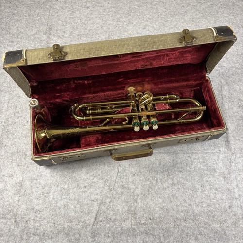 Vintage 1950s getzen trumpet - vintage,