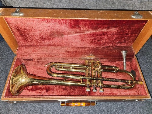 Getzen elkhorn trumpet with - elkhorn,